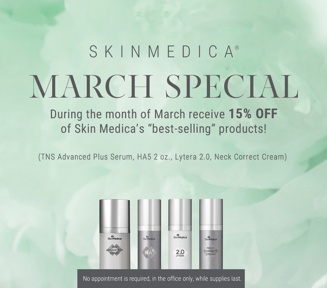 Skinmedica March Special 2023, Dermatologist Orchard Park NY