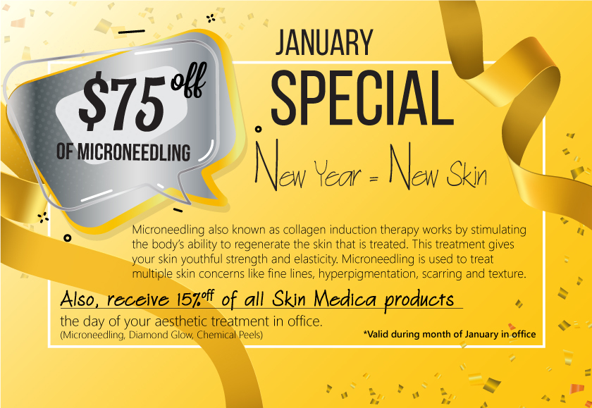 January Specials at Orchard Park for Microneedling